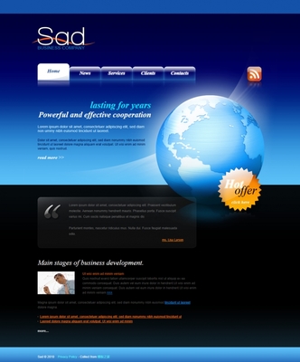 打造藍色高光透明質(zhì)感的科技企業(yè)網(wǎng)站 設(shè)計要點與下載資源推薦