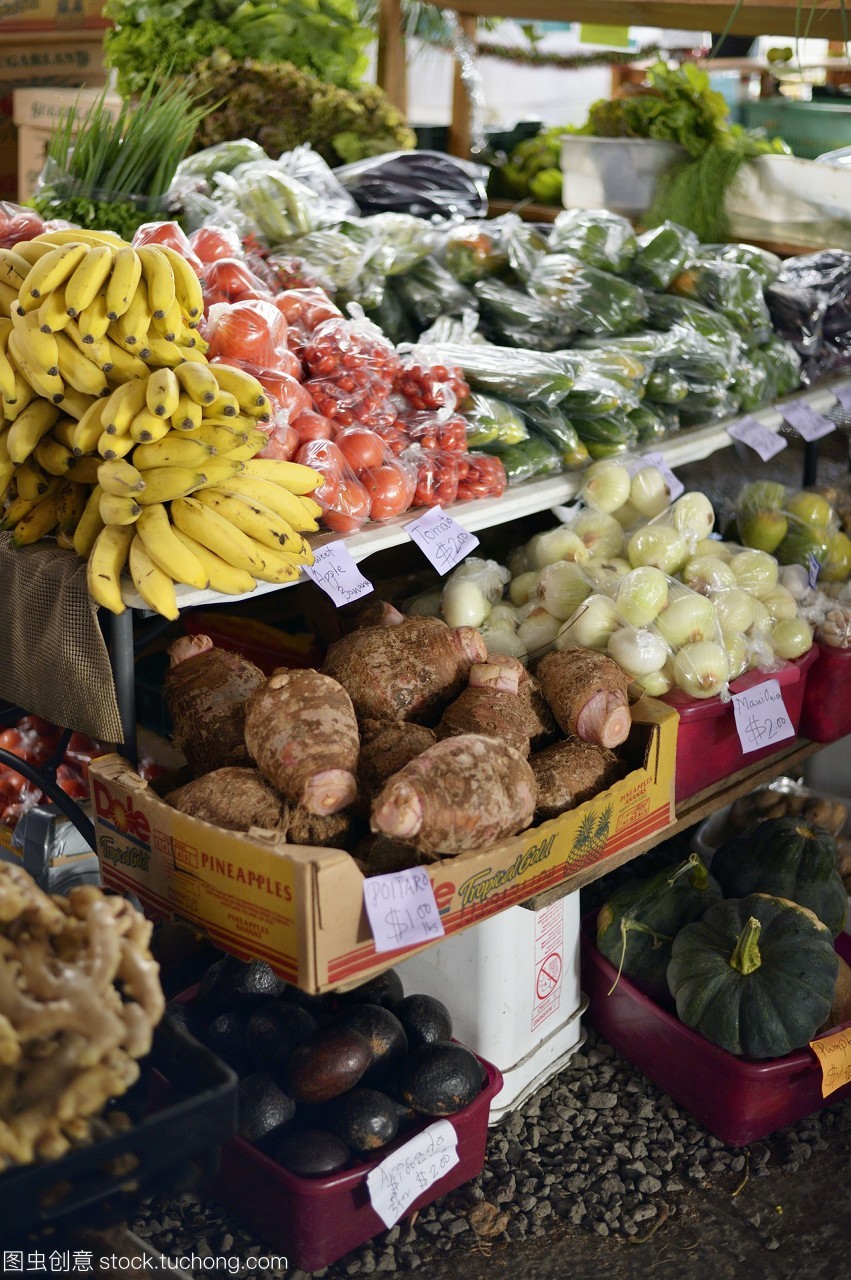 夏威夷大島希洛農(nóng)產(chǎn)品市場 熱帶水果與蔬菜的豐饒之地